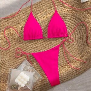 Vibrant Pink Bikini Set